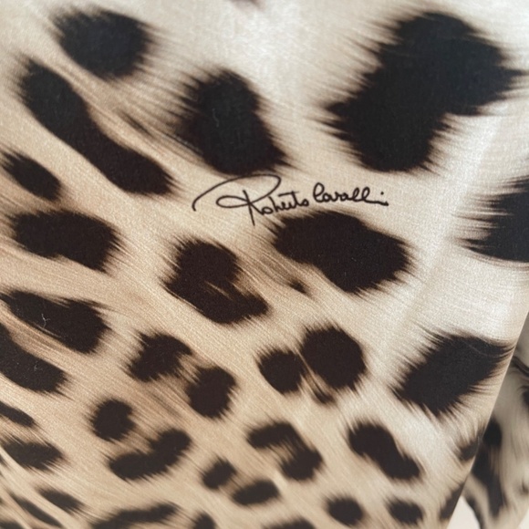 ROBERTO CAVALLI LEOPARD SILK TOP - Picture 5 of 14
